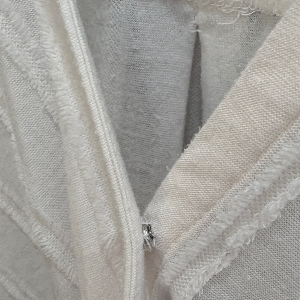 Maeve Anthropologie Ivory Textured Wrap Blouse - Picture 4 of 9